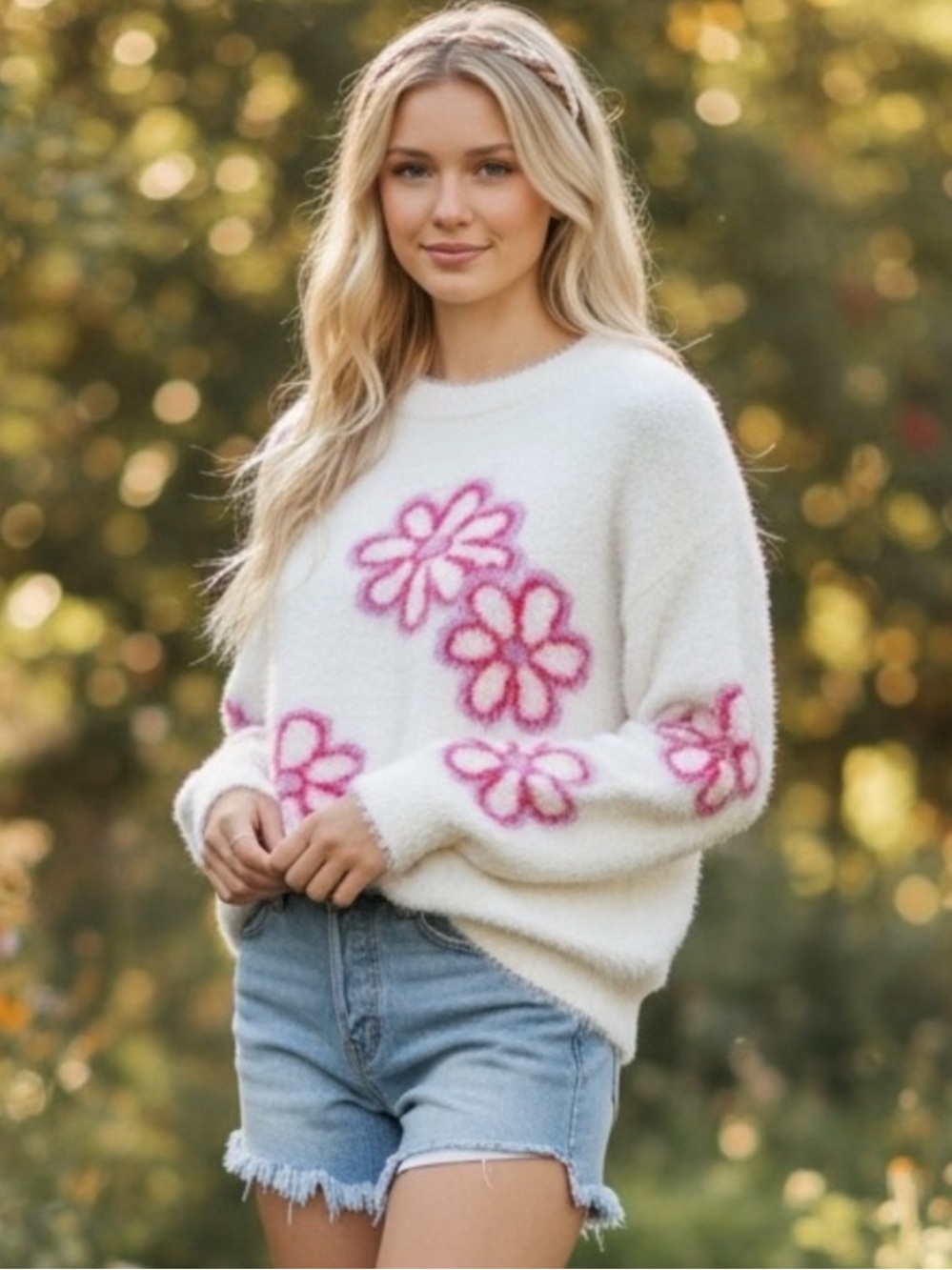 Hooked Up Crewneck Sweater
